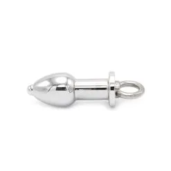 Kiotos Steel - Holle Buttplug Van RVS Met Afsluitschroef - Small