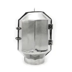 Kiotos Steel - Luxe Hoofdkooi Van RVS - Hoofdmasker - 2550 Gram - Diameter Nek 41 Cm -Sex Toys winkel Kiotos Steel Luxe Hoofdkooi van RVS Hoofdmasker 2550 gram Diameter nek 41 cm 11