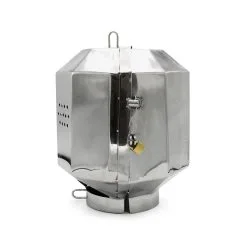 Kiotos Steel - Luxe Hoofdkooi Van RVS - Hoofdmasker - 2550 Gram - Diameter Nek 41 Cm -Sex Toys winkel Kiotos Steel Luxe Hoofdkooi van RVS Hoofdmasker 2550 gram Diameter nek 41 cm 5