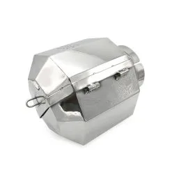 Kiotos Steel - Luxe Hoofdkooi Van RVS - Hoofdmasker - 2550 Gram - Diameter Nek 41 Cm -Sex Toys winkel Kiotos Steel Luxe Hoofdkooi van RVS Hoofdmasker 2550 gram Diameter nek 41 cm 6