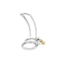 Kiotos Steel - Penis Slot Met Holle Lange Penis Plug