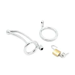 Kiotos Steel - Penis Slot Met Holle Lange Penis Plug -Sex Toys winkel Kiotos Steel Penis Slot met Holle Lange Penis Plug 7