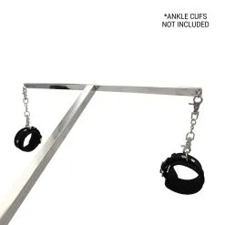 Kiotos Steel - Spreader Bar Voor Dildo En Enkelboeien -Sex Toys winkel Kiotos Steel Spreader Bar Voor Dildo En Enkelboeien 4