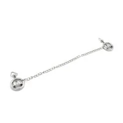 Kiotos Steel - Stalen Tepelklem Ringen Met Ketting - RVS - Lengte Ketting 38 Cm -Sex Toys winkel Kiotos Steel Stalen Tepelklem Ringen Met Ketting RVS Lengte Ketting 38 cm 3