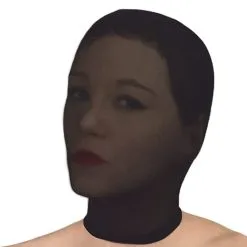 Kiotos Leather Kiotos - Zwarte Gezichtsbedekkende Transparante Hood