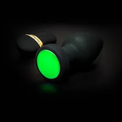 Lang Loys Kleine Vibrerende Buttplug Met Remote Control En Gekleurde LED Verlichting -Sex Toys winkel Kleine Vibrerende Buttplug met remote control en gekleurde LED verlichting 7