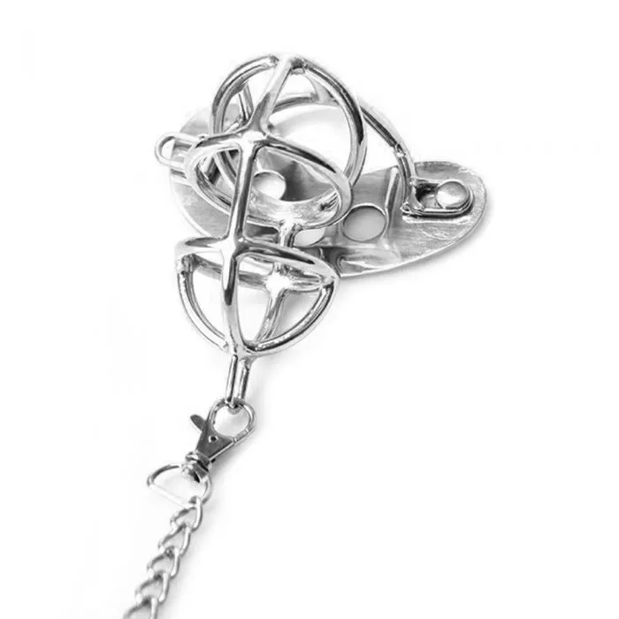 Kiotos Steel Kuisheidskooi - Chastity Cage Met Hondenriem 3 Kiotos Steel Kuisheidskooi - Chastity Cage Met Hondenriem - Afbeelding 3