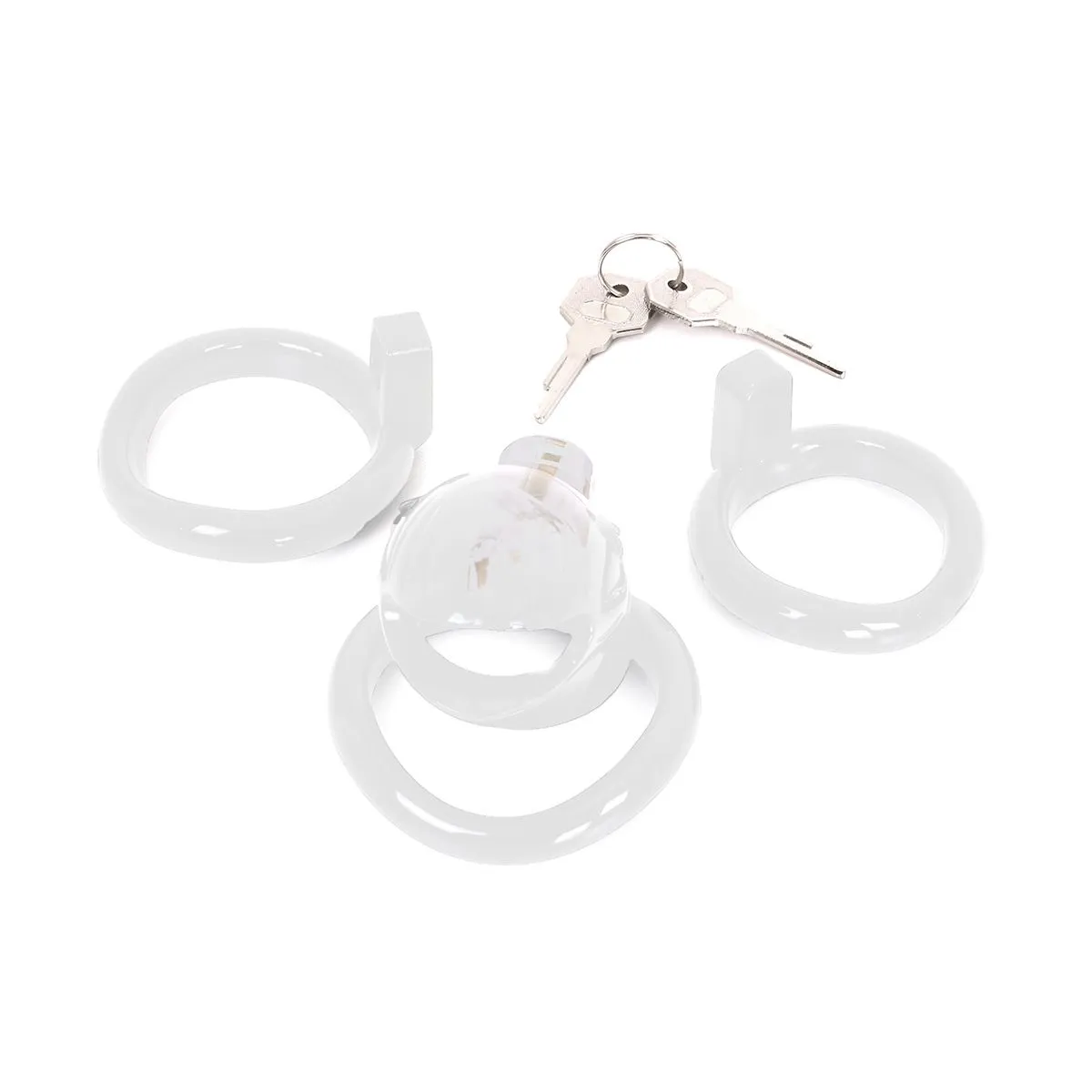 Kiotos Kuisheidskooi Plastic Met 3 Ringen - Transparant 5 Kiotos Kuisheidskooi Plastic Met 3 Ringen - Transparant - Afbeelding 5