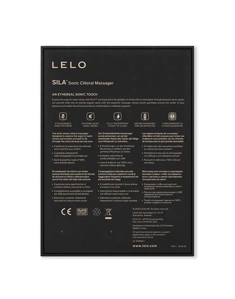 LELO - Sila Pink Luchtdruk Sonic Vibrator 4 LELO - Sila Pink Luchtdruk Sonic Vibrator - Afbeelding 4