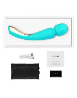 LELO - Smart Wand Medium Vibrator - Turquoise -Sex Toys winkel LELO Smart Wand Medium vibrator turquoise 3
