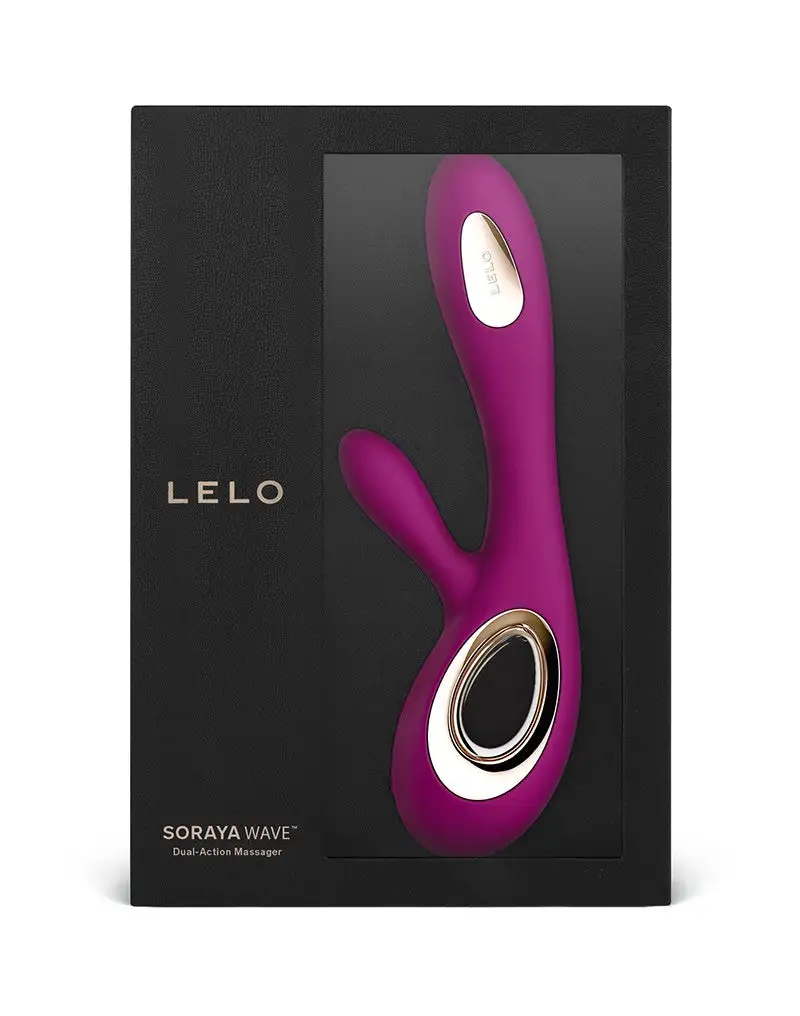 LELO - Soraya Wave Rabbit Vibrator - Diep Roze 3 LELO - Soraya Wave Rabbit Vibrator - Diep Roze - Afbeelding 3
