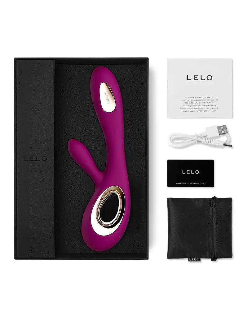 LELO - Soraya Wave Rabbit Vibrator - Diep Roze 4 LELO - Soraya Wave Rabbit Vibrator - Diep Roze - Afbeelding 4
