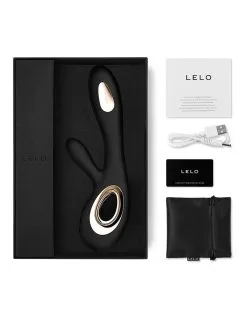 LELO - Soraya Wave Rabbit Vibrator - Zwart 7 LELO - Soraya Wave Rabbit Vibrator - Zwart -Sex Toys winkel LELO Soraya Wave rabbit vibrator zwart 4