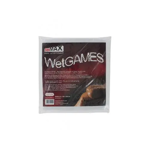 EDC Laklaken SexMAX WetGAMES 180 X 220 Cm - Wit 1 EDC Laklaken SexMAX WetGAMES 180 X 220 Cm - Wit