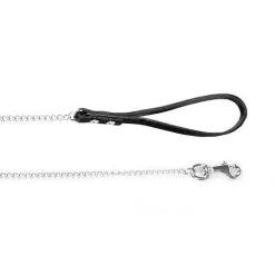 Kiotos Leather Leash/Riem Zonder Halsband Maat L