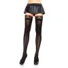 Leg Avenue - Nylon Kousen Met Luxe Kanten Top