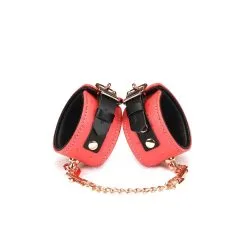 Liebe Seele - Angel's Kiss Handboeien Met Afsluitbare Gespen - Luxe En Exclusief Ontwerp - Roze/Zwart/Rosé Goud