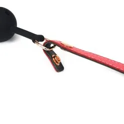 Liebe Seele - Angel's Kiss Leren Ball Gag - Luxe En Exclusief Ontwerp - Roze/Zwart/Rosé Goud 10 Liebe Seele - Angel's Kiss Leren Ball Gag - Luxe En Exclusief Ontwerp - Roze/Zwart/Rosé Goud -Sex Toys winkel Liebe Seele Angels Kiss Leren Ball Gag Luxe En exclusief ontwerp RozeZwartRose Goud 4