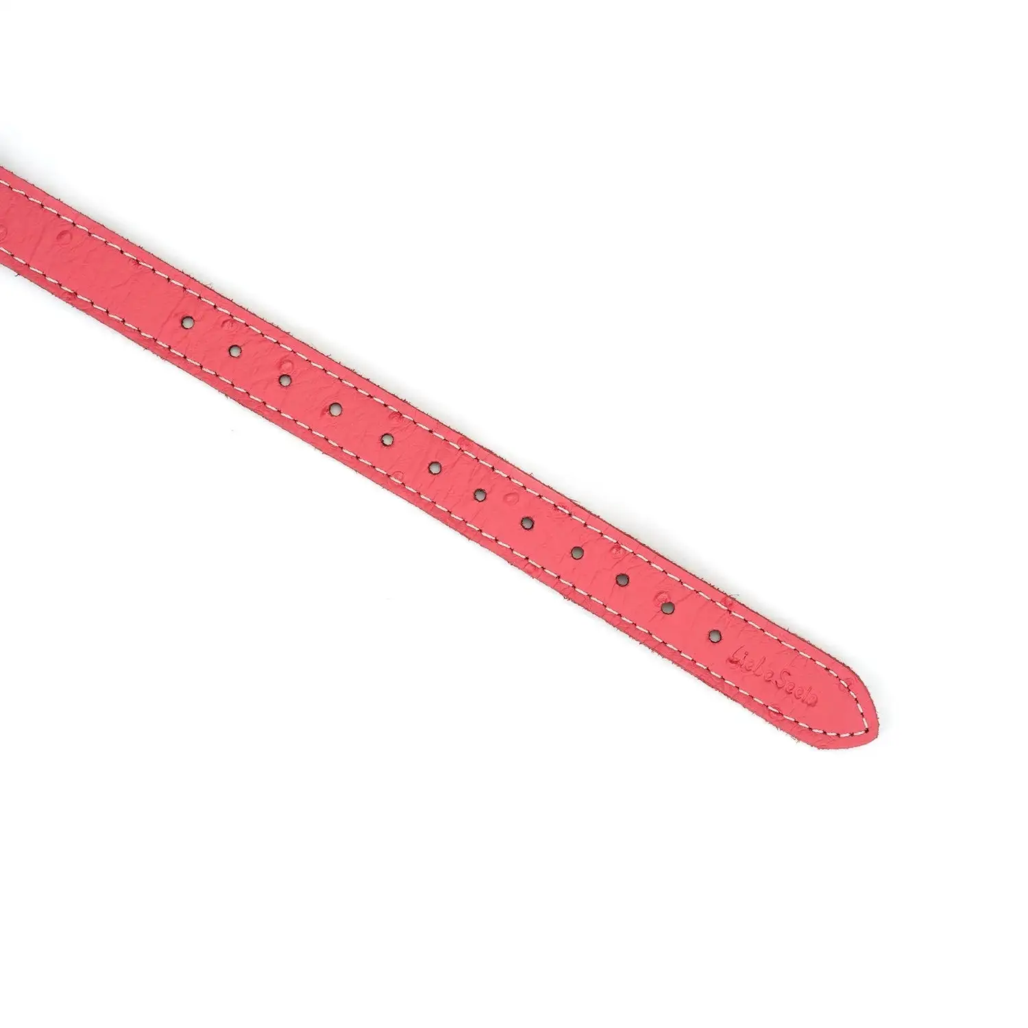 Liebe Seele - Angel's Kiss Leren Ball Gag - Luxe En Exclusief Ontwerp - Roze/Zwart/Rosé Goud 6 Liebe Seele - Angel's Kiss Leren Ball Gag - Luxe En Exclusief Ontwerp - Roze/Zwart/Rosé Goud - Afbeelding 6