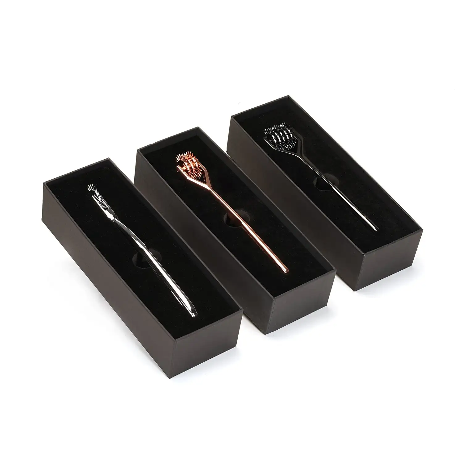 Liebe Seele - BDSM Pinwheel - Wartenburg Pinwheel - Drie Rijen - Rosé Goud 4 Liebe Seele - BDSM Pinwheel - Wartenburg Pinwheel - Drie Rijen - Rosé Goud - Afbeelding 4