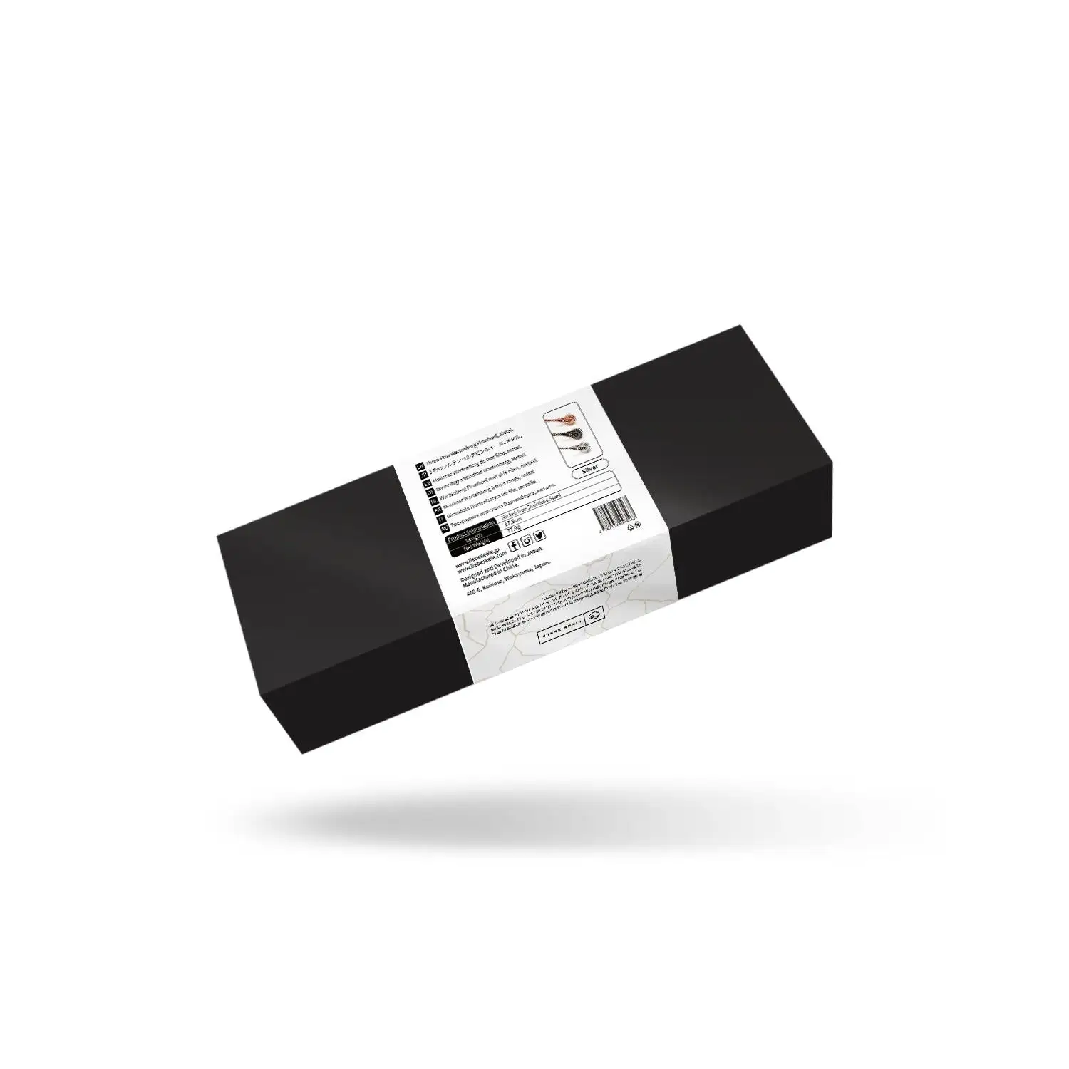 Liebe Seele - BDSM Pinwheel - Wartenburg Pinwheel - Drie Rijen - Zwart Chroom 3 Liebe Seele - BDSM Pinwheel - Wartenburg Pinwheel - Drie Rijen - Zwart Chroom - Afbeelding 3