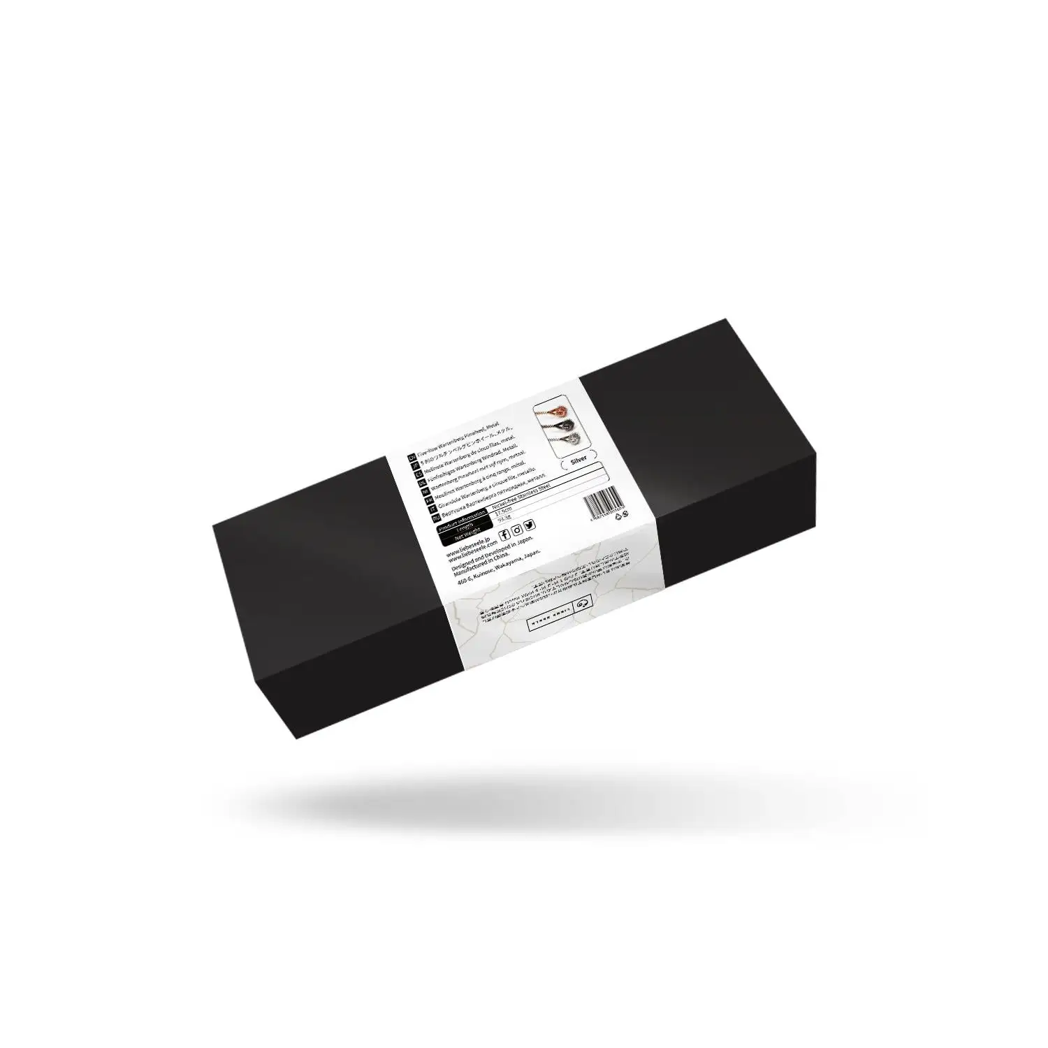 Liebe Seele - BDSM Pinwheel - Wartenburg Pinwheel - Vijf Rijen - Zwart Chroom 3 Liebe Seele - BDSM Pinwheel - Wartenburg Pinwheel - Vijf Rijen - Zwart Chroom - Afbeelding 3