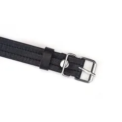 Liebe Seele - Black Bond - Bonded Leren Blinddoek Met Zachte Voering - Eco-vriendelijk - Zwart -Sex Toys winkel Liebe Seele Black Bond Bonded Leren Blinddoek met Zachte Voering Eco vriendelijk Zwart 4