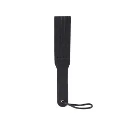 Liebe Seele - Dark Secret Exclusieve Lederen Strafriem/Tawse - Zwart/Goud