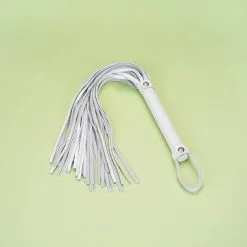 Liebe Seele - Fuji White - Leren Flogger - Wit