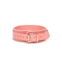 Liebe Seele - Pink Dream Leren Collar Met Leiband - Roze -Sex Toys winkel Liebe Seele Pink Dream Leren Collar met Leiband roze 3