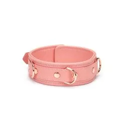 Liebe Seele - Pink Dream Leren Collar Met Leiband - Roze -Sex Toys winkel Liebe Seele Pink Dream Leren Collar met Leiband roze 4