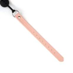 Liebe Seele - Pink Organosilicone Ball Gag - Vegan Friendly - Roze -Sex Toys winkel Liebe Seele Pink Organosilicone Ball Gag vegan friendly roze 5