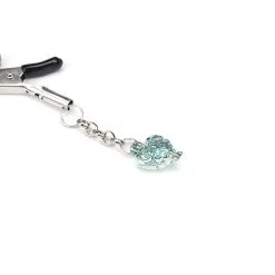 Liebe Seele - Tepelklemmen Met Glow-in-the Dark Steentje In Hartje - Turquoise 5 Liebe Seele - Tepelklemmen Met Glow-in-the Dark Steentje In Hartje - Turquoise -Sex Toys winkel Liebe Seele Tepelklemmen met glow in the dark steentje in hartje turquoise 2