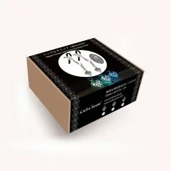 Liebe Seele - Tepelklemmen Met Glow-in-the Dark Steentje In Hartje - Zeegroen -Sex Toys winkel Liebe Seele Tepelklemmen met glow in the dark steentje in hartje zeegroen 4