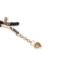 Liebe Seele - Tepelklemmen Met Hartje - Goud -Sex Toys winkel Liebe Seele Tepelklemmen met hartje goud 3