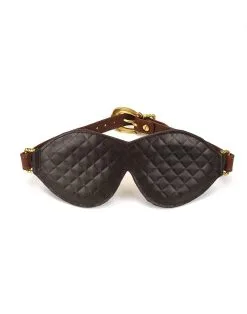 Liebe Seele - The Equestrian Leather Blindfold - Leren Blinddoek