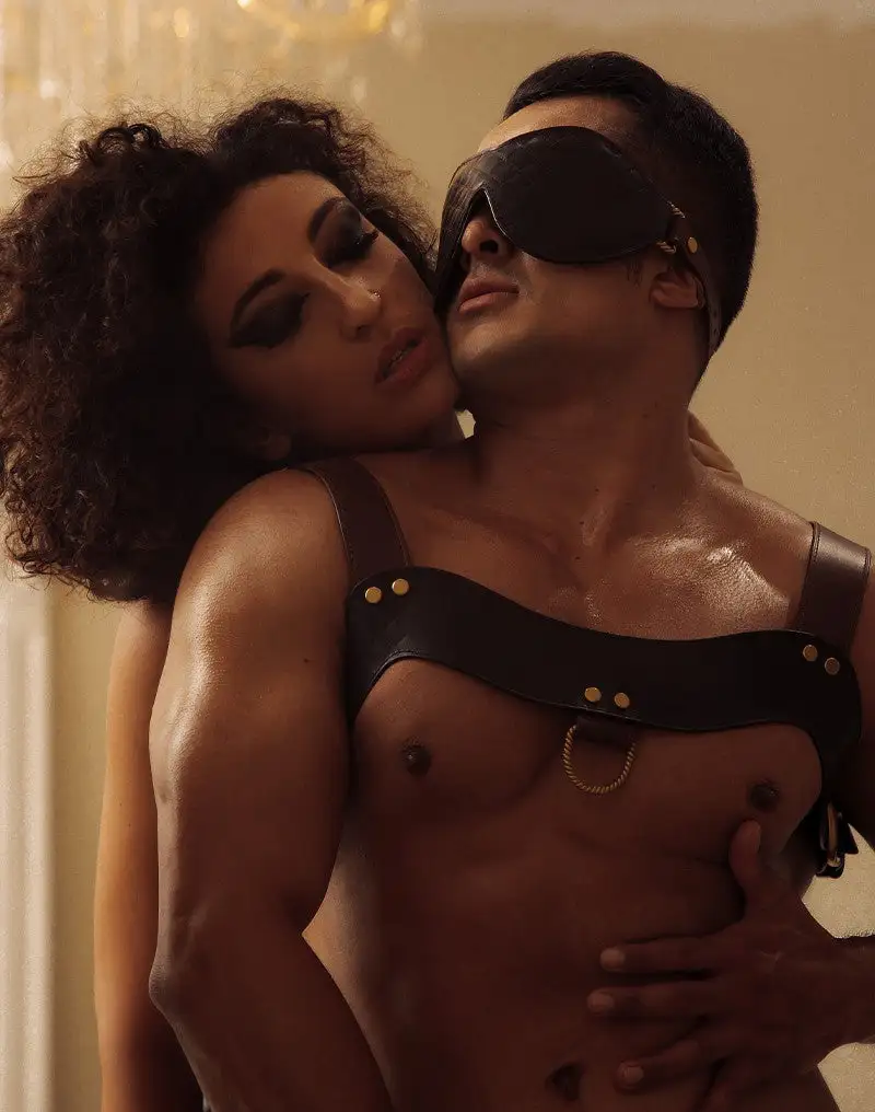 Liebe Seele - The Equestrian Leather Blindfold - Leren Blinddoek 6 Liebe Seele - The Equestrian Leather Blindfold - Leren Blinddoek - Afbeelding 6