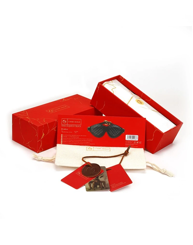 Liebe Seele - The Equestrian Leather Blindfold - Leren Blinddoek 8 Liebe Seele - The Equestrian Leather Blindfold - Leren Blinddoek - Afbeelding 8