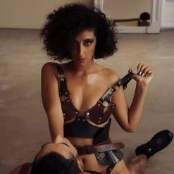 Liebe Seele - The Equestrian Leather Bustier - Leren Bustier -Sex Toys winkel Liebe Seele The Equestrian Leather Bustier leren bustier 6