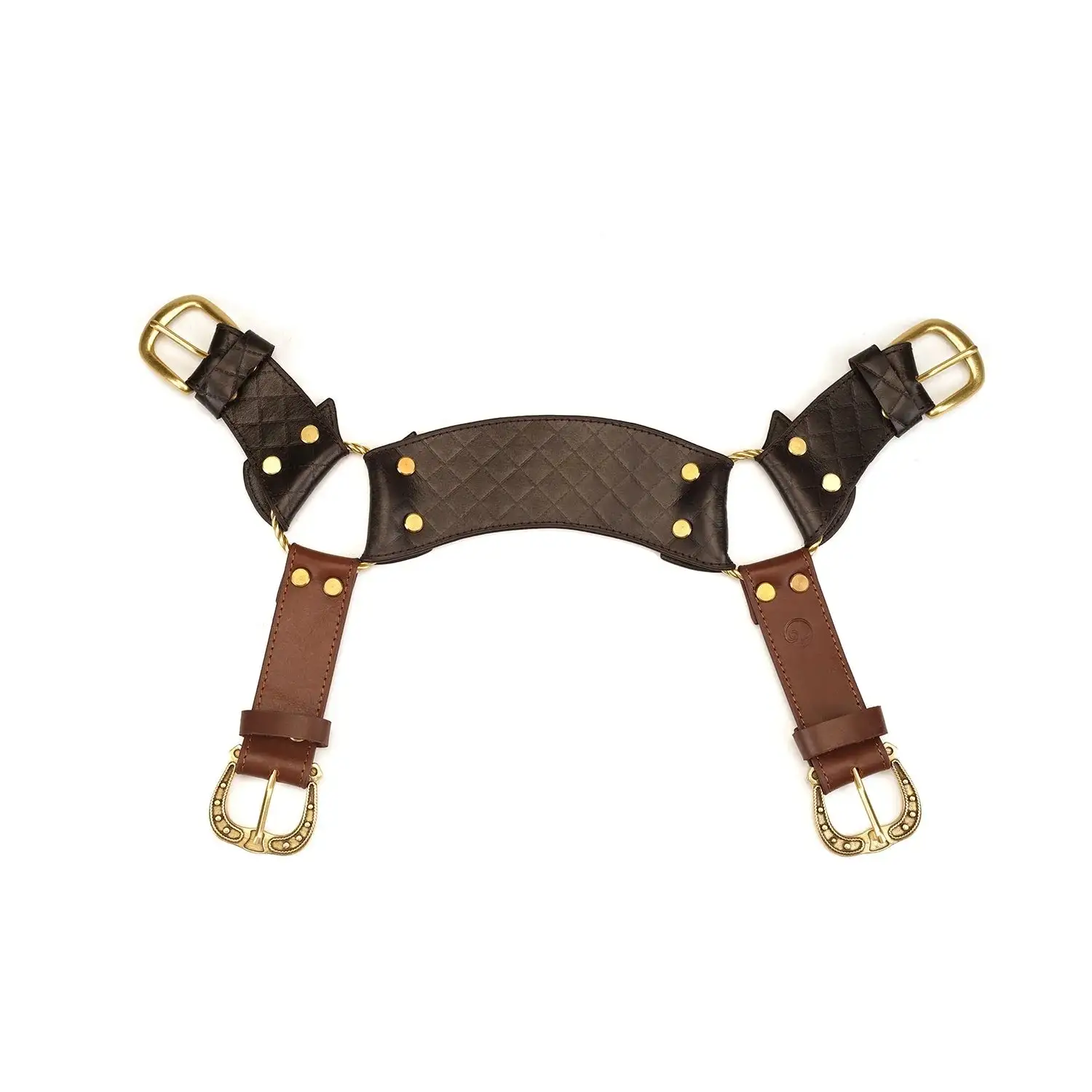 Liebe Seele - The Equestrian Leather Chest Harness - Leren Harnas Riemenbody 3 Liebe Seele - The Equestrian Leather Chest Harness - Leren Harnas Riemenbody - Afbeelding 3