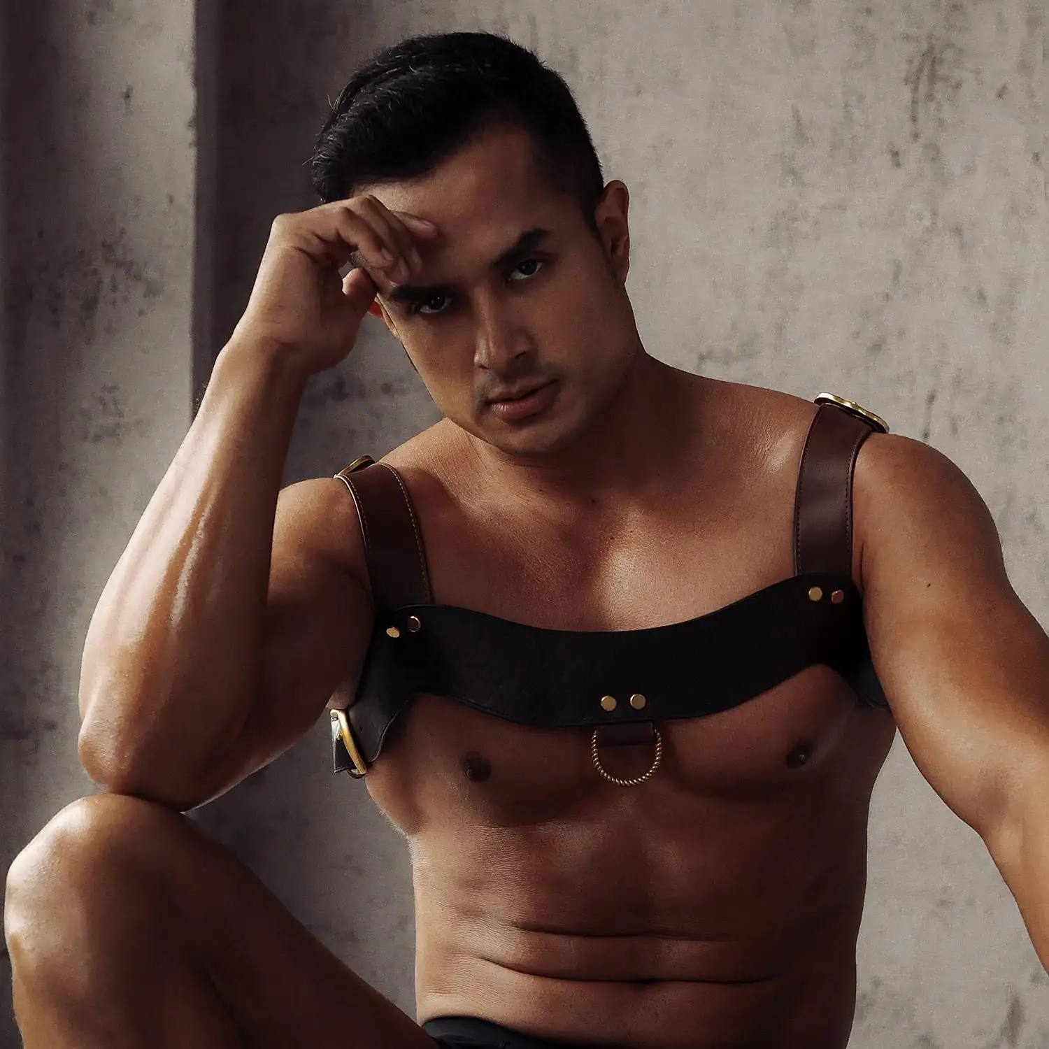 Liebe Seele - The Equestrian Leather Chest Harness - Leren Harnas Riemenbody 8 Liebe Seele - The Equestrian Leather Chest Harness - Leren Harnas Riemenbody - Afbeelding 8