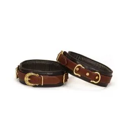 Liebe Seele - The Equestrian Leather Thigh Cuffs - Leren Dijbeen Boeien