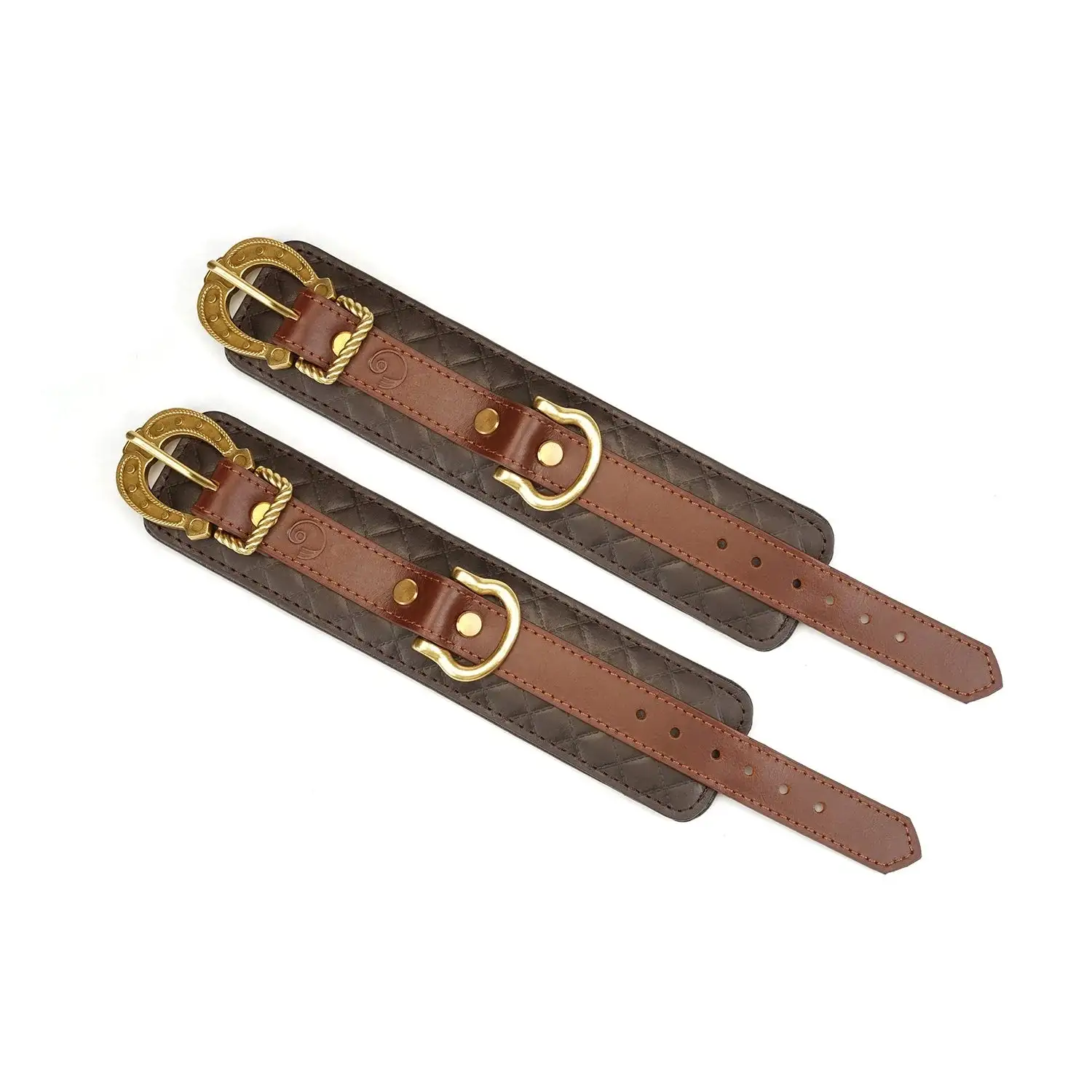 Liebe Seele - The Equestrian Leather Wrist Cuffs - Leren Polsboeien 4 Liebe Seele - The Equestrian Leather Wrist Cuffs - Leren Polsboeien - Afbeelding 4