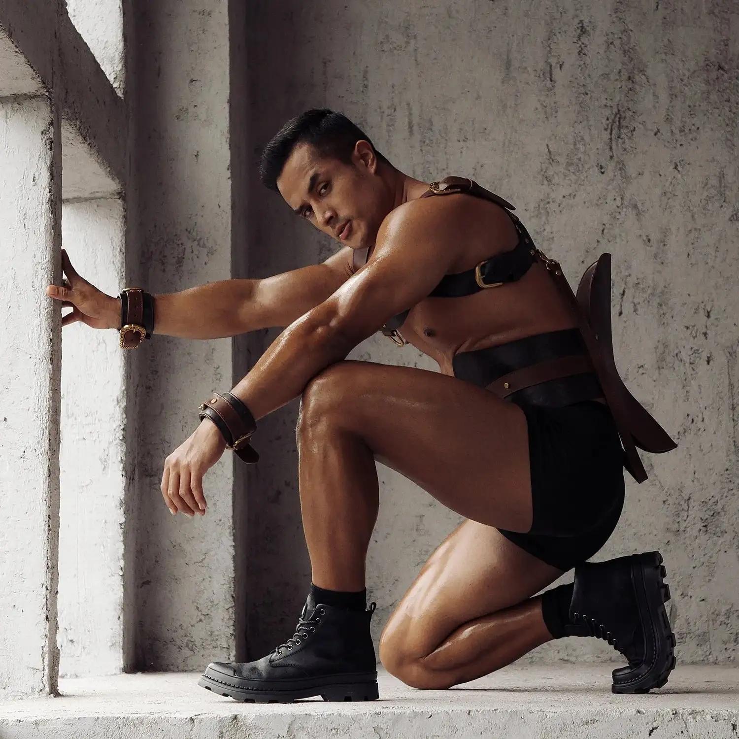 Liebe Seele - The Equestrian Leather Wrist Cuffs - Leren Polsboeien 5 Liebe Seele - The Equestrian Leather Wrist Cuffs - Leren Polsboeien - Afbeelding 5