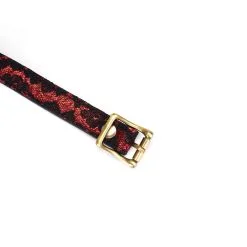 Liebe Seele - Victorian Garden Blinddoek Met Zachte Pluche Binnenvoering - Vegan Vriendelijk - Zwart/Rood -Sex Toys winkel Liebe Seele Victorian Garden Blinddoek Met Zachte Pluche Binnenvoering Vegan Vriendelijk ZwartRood 6