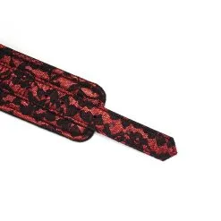 Liebe Seele - Victorian Garden Pols Boeien - Vegan Vriendelijk - Rood/Zwart -Sex Toys winkel Liebe Seele Victorian Garden pols boeien vegan vriendelijk roodzwart 3