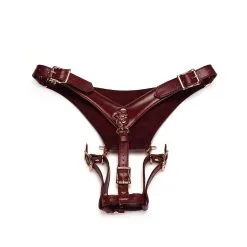 Liebe Seele - Wine Red Forced Orgasm Harnas Belt - Gedwongen Orgasme Riem -Sex Toys winkel Liebe Seele Wine Red Forced Orgasm Harnas Belt gedwongen orgasme riem 7