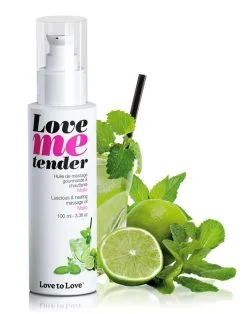 Love To Love Love Me Tender Verwarmende Massageolie - Mojito -Sex Toys winkel Love me Tender verwarmende Massageolie Mojito 2