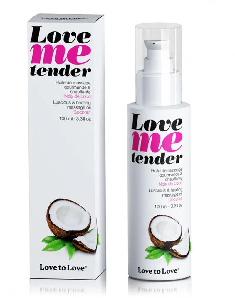 Love To Love Love Me Tender Verwarmende Massageolie - Coconut 2 Love To Love Love Me Tender Verwarmende Massageolie - Coconut - Afbeelding 2