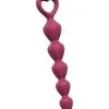 Love To Love - Anaal Ketting Met Hartvormig Handvat BING BANG - Roze - Maat M